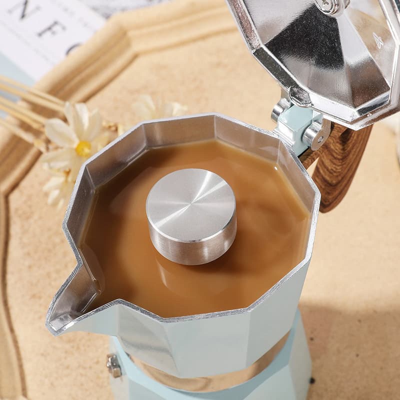 Anti-splash Cover for Aluminum Mocha Coffee Pot, 304 Stainless Steel Mocha Pot Dedicated Anti-spray Cap, Custom Logo Available