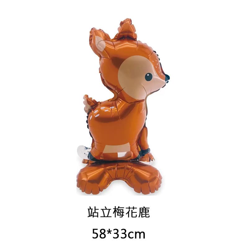 Standing Small Base Balloon Cartoon Animal Party Birthday Decoration Halloween Christmas Kids Toy