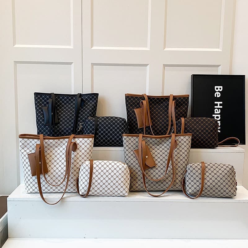 Commuting Fashion Texture Bag 2025 Autumn New Retro Underarm Tote Bag Simple Large Capacity Shoulder Bag Handbag