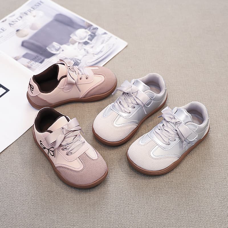 2025 Spring/Autumn New Children's Sports Shoes Casual White Sneakers Korean Style Casual Shoes Boys Training Shoes Girls