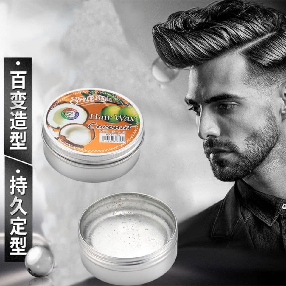 Men's Fragrant Hair Wax 100g for Moisture Retention and Styling, Vintage Pomade for Long-Lasting Hold, Professional Styling Clay