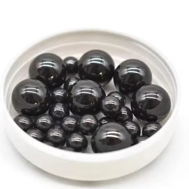 Silicon Nitride Ceramic Balls 1.5mm High-Temperature Resistant In Stock Factory Direct Ceramic Beads Silicon Nitride Balls Ceramic Axles