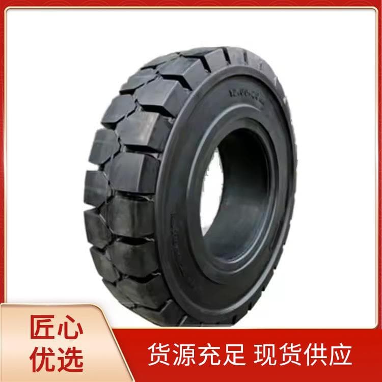 New 23.5-25 Solid Forklift Tire with Standard Rim, High-Strength, Anti-Burst and Wear-Resistant