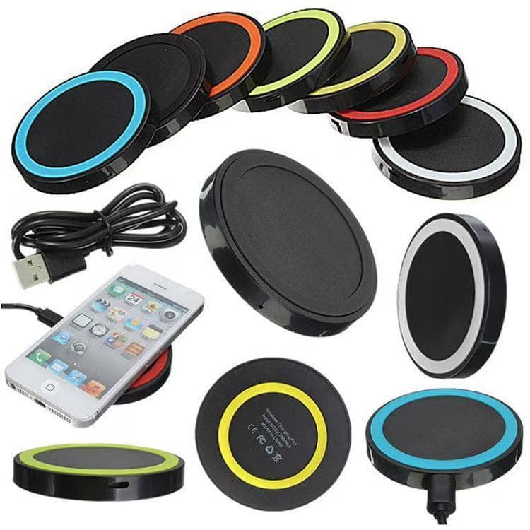 Q5 desktop wireless charger 5/10/15W wireless fast charging suitable for Apple mobile phones convenient round wireless charging