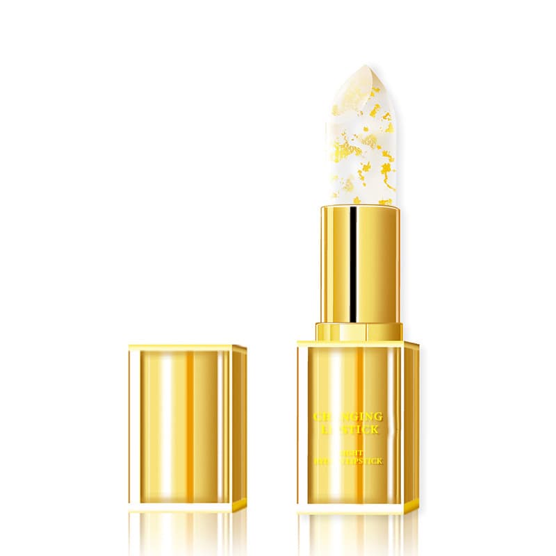 Cross-border exclusive gold foil temperature-changing lipstick Color-Changing Lipstick gilded moisturizing lipstick