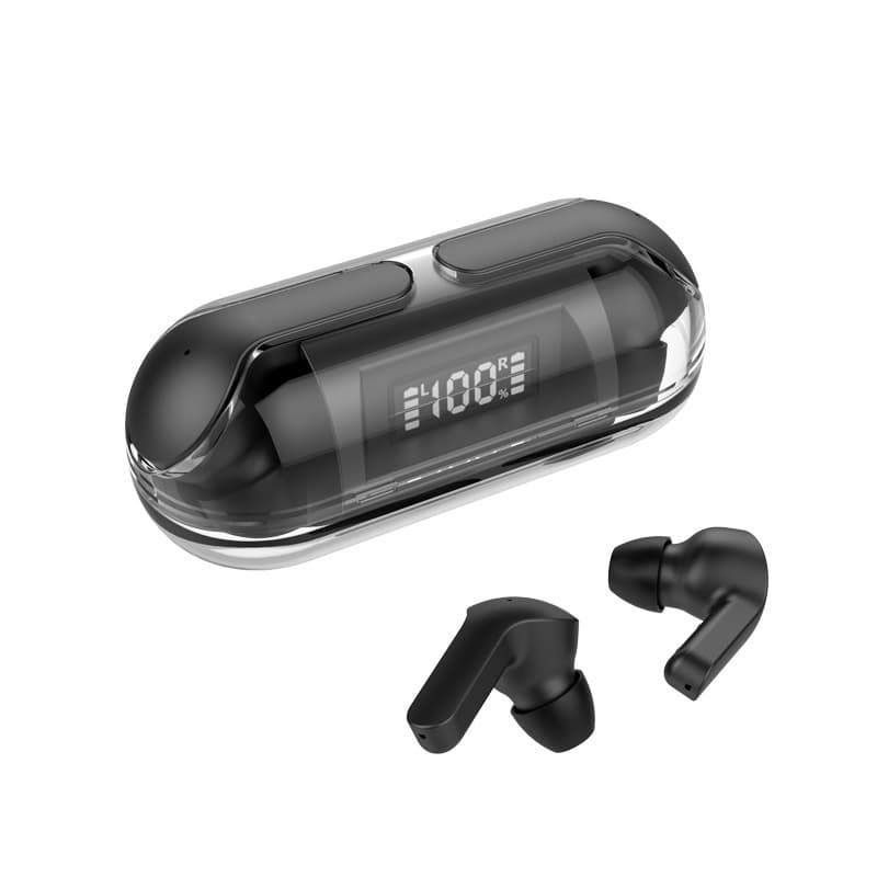 A06 Bluetooth Headset Wireless Earbuds with Transparent Digital Display Series A31/A39 for Music and Calls