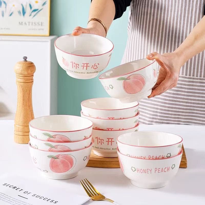 New high-looking 5.5-inch salad bowl household rice bowl noodle bowl soup bowl Chinese rice bowl manufacturer wholesale