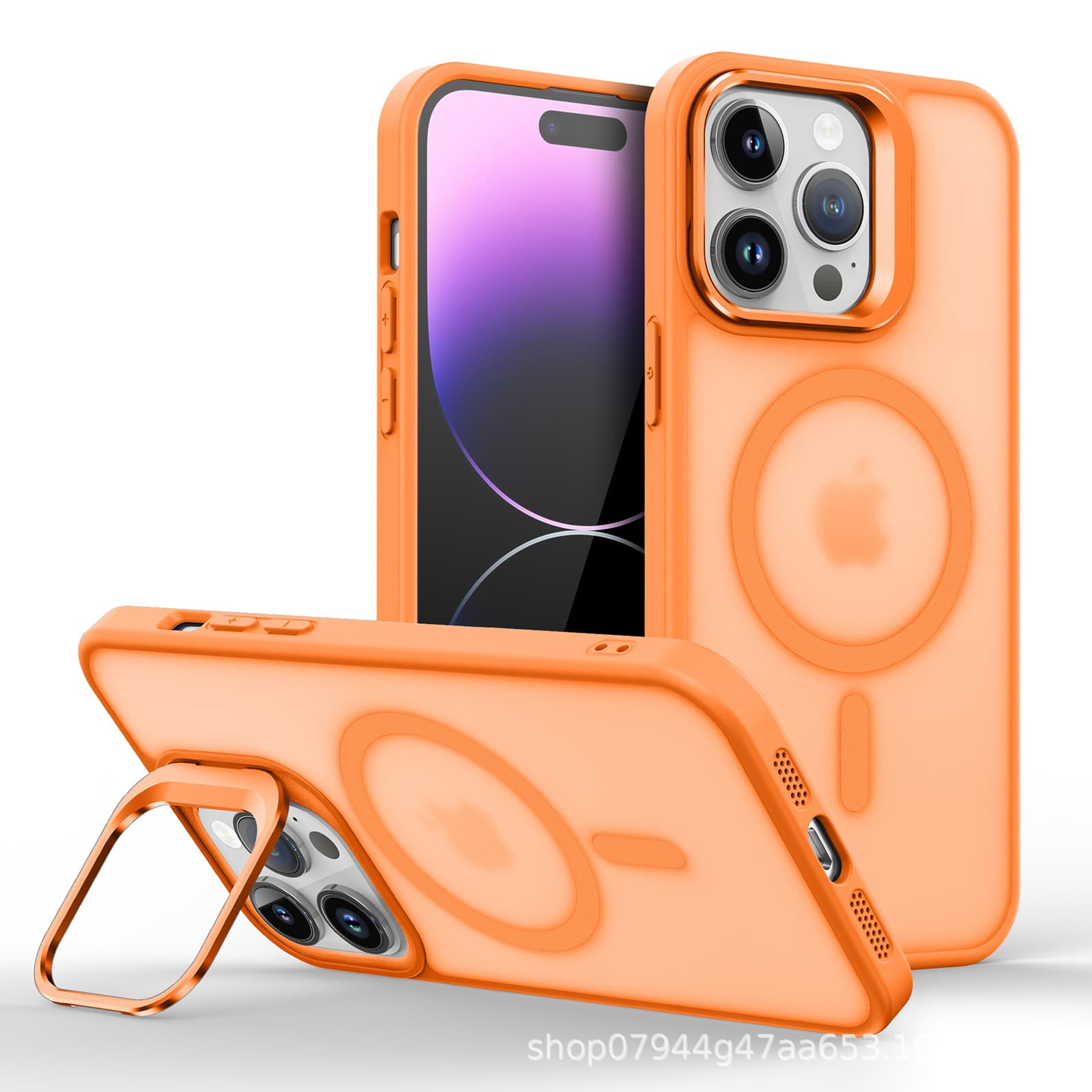 Compatible with iPhone 15 Pro case, iPhone 16 Pro Max with lens mount protective case, skin-sensitive magnetic case