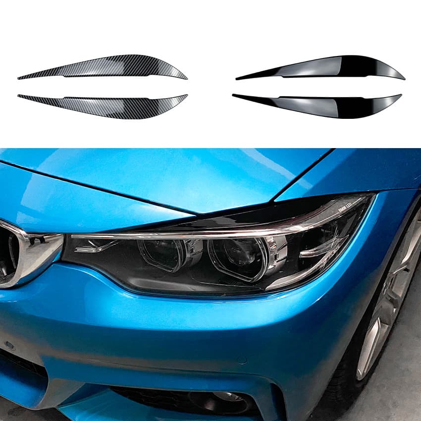Exterior Headlight Eyebrow Sticker for BMW 4 Series F32 F33 F36 2014-2020