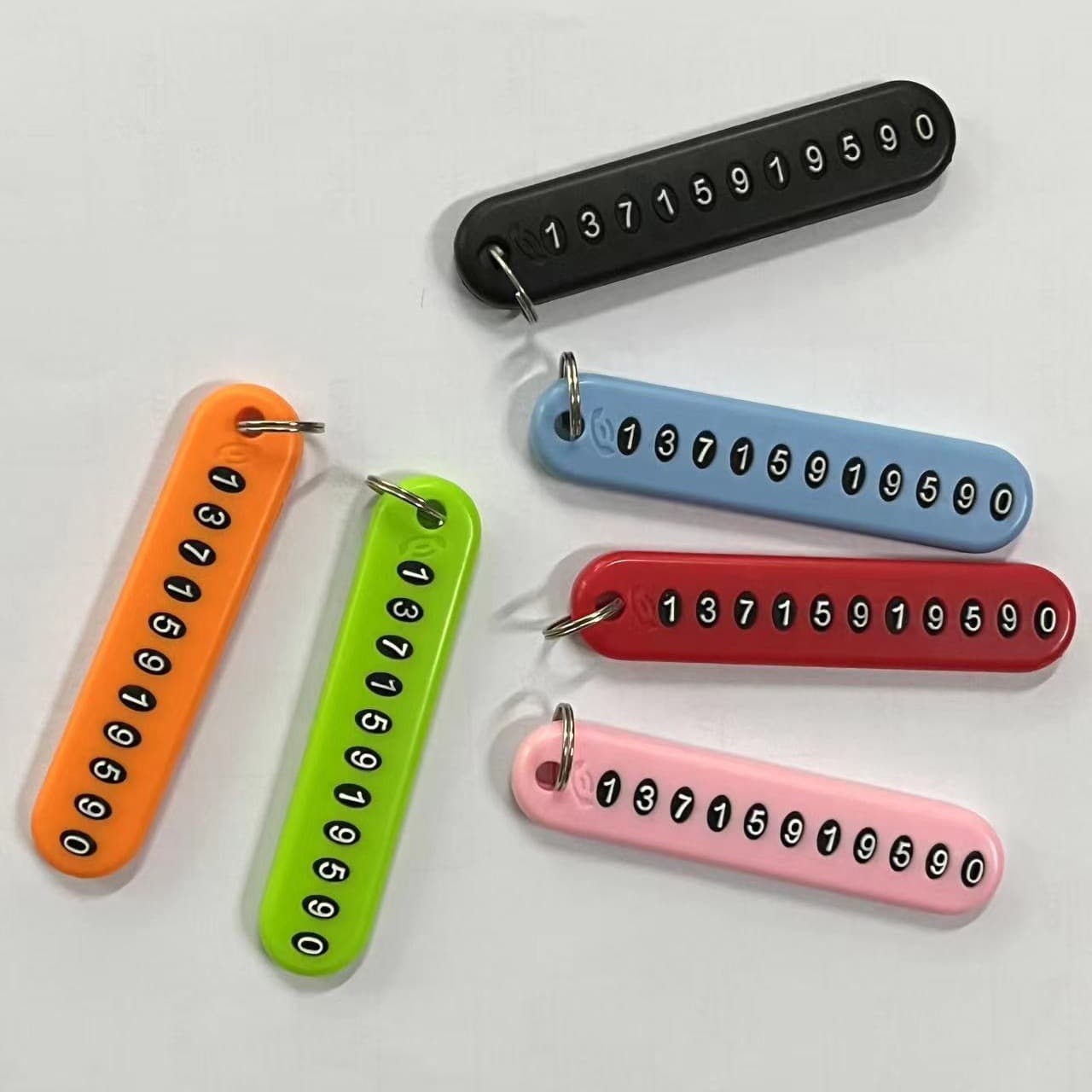 DIY Creative Anti-Loss Number Plate for Car Keys and Temporary Parking, Small Automotive Gift Item