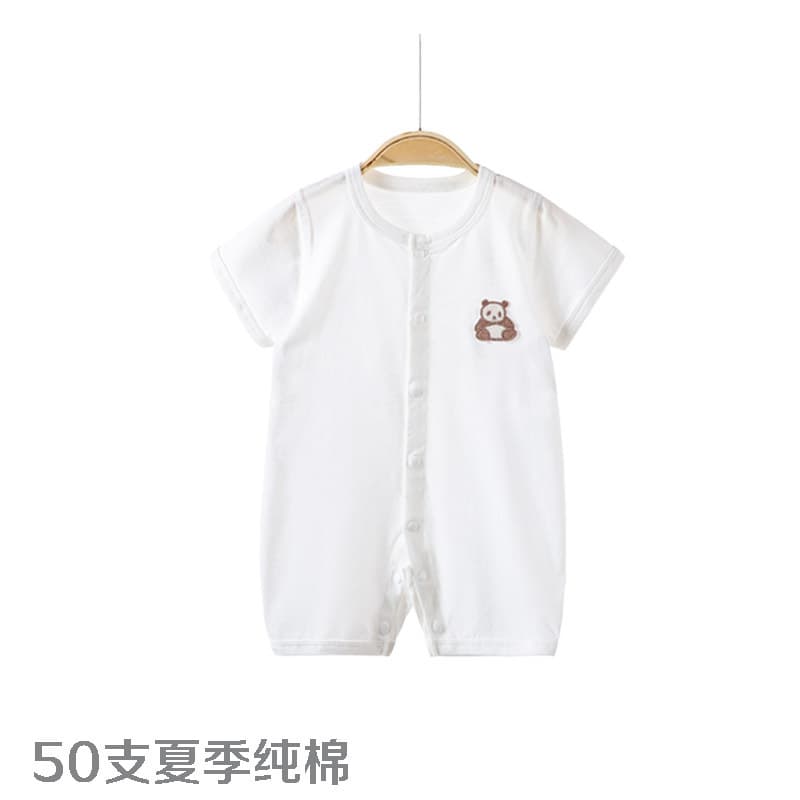 Newborn Baby Summer Thin Short-Sleeve Bodysuit, Newborn Baby Class A Pure Cotton Onesie, Anyang Baby & Infant Clothing