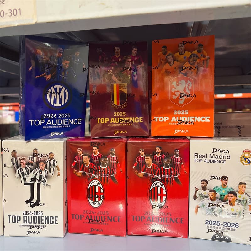 Genuinely authorized DAKA peripheral collectible cards, two-dimensional trendy peripheral millet football star blind box cards