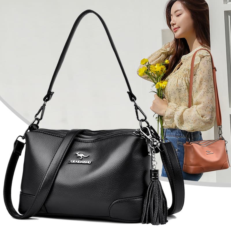 2023 Women's Dumpling Bag Design Trendy Ins Crossbody Single Shoulder Mom Bag Fashion Simple Small Square Bag New