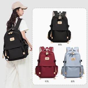 High Appearance Student Backpack for Women Japanese Harajuku Style Large Capacity Laptop Backpack Outdoor Hong Kong Style Simple Backpack