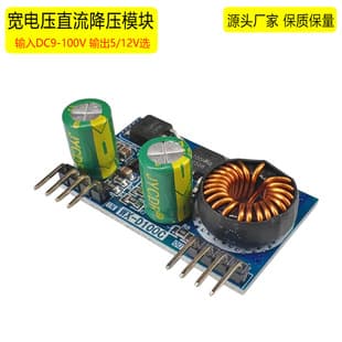 DC Step-Down Power Module 9V-100V Wide Input Voltage to DC5V-12V 5A Output Mini Buck Converter Board