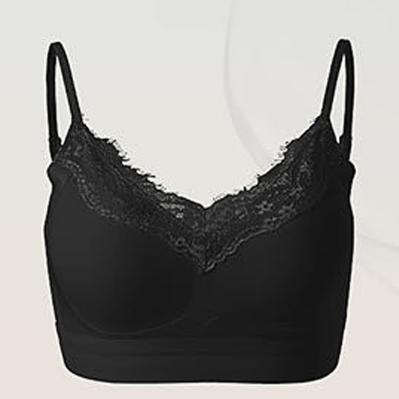 Sparkle Lace Corset Bra - Push Up Minimizer Bra Backless One-Piece Top