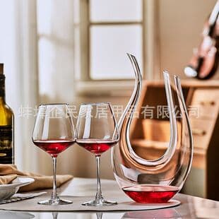 Factory Wholesale Burgundy Crystal Red Wine Glasses, Stemmed Glasses, Home Set, European Style Large Red Wine Glasses