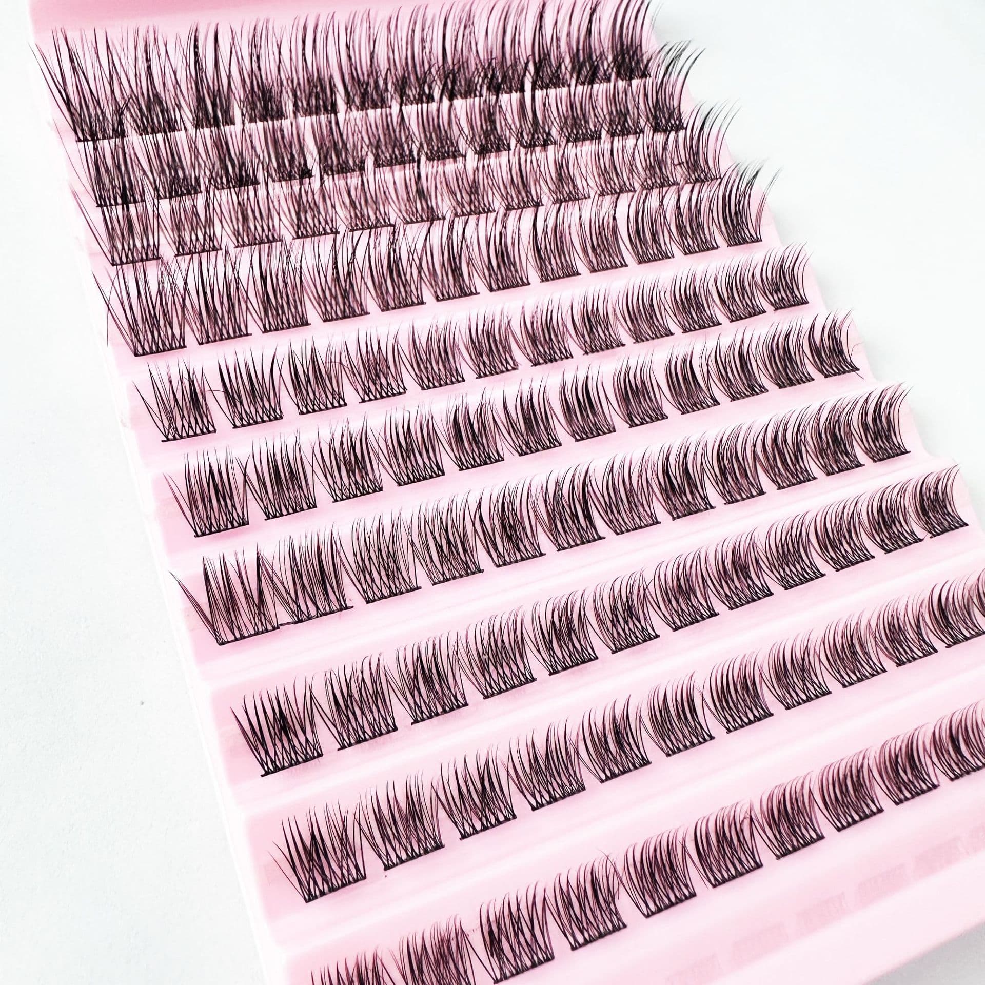Cross-border DIY segmented false eyelashes large capacity single cluster false eyelashes European and American thick and naturally curled