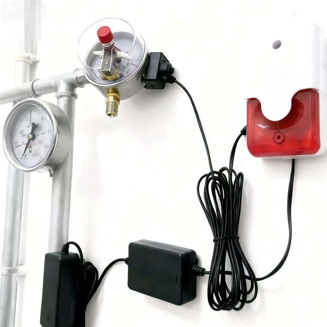 Oxygen Pressure Monitoring Alarm for Nurse Stations, Factory-Calibrated with Inspection