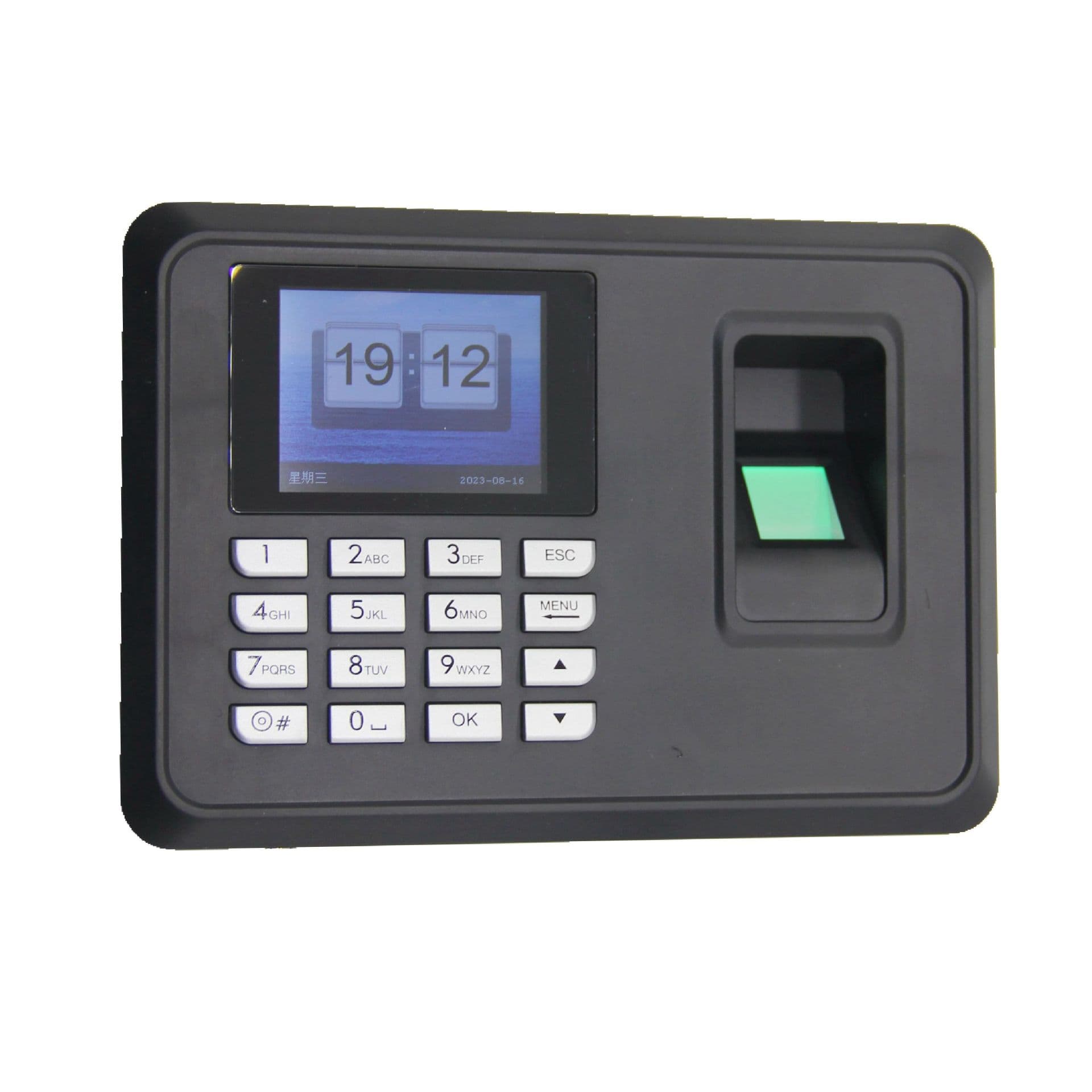 Leshibai C01 Fingerprint Attendance Machine Fingerprint Recognition Smart Automatic Punch Clock