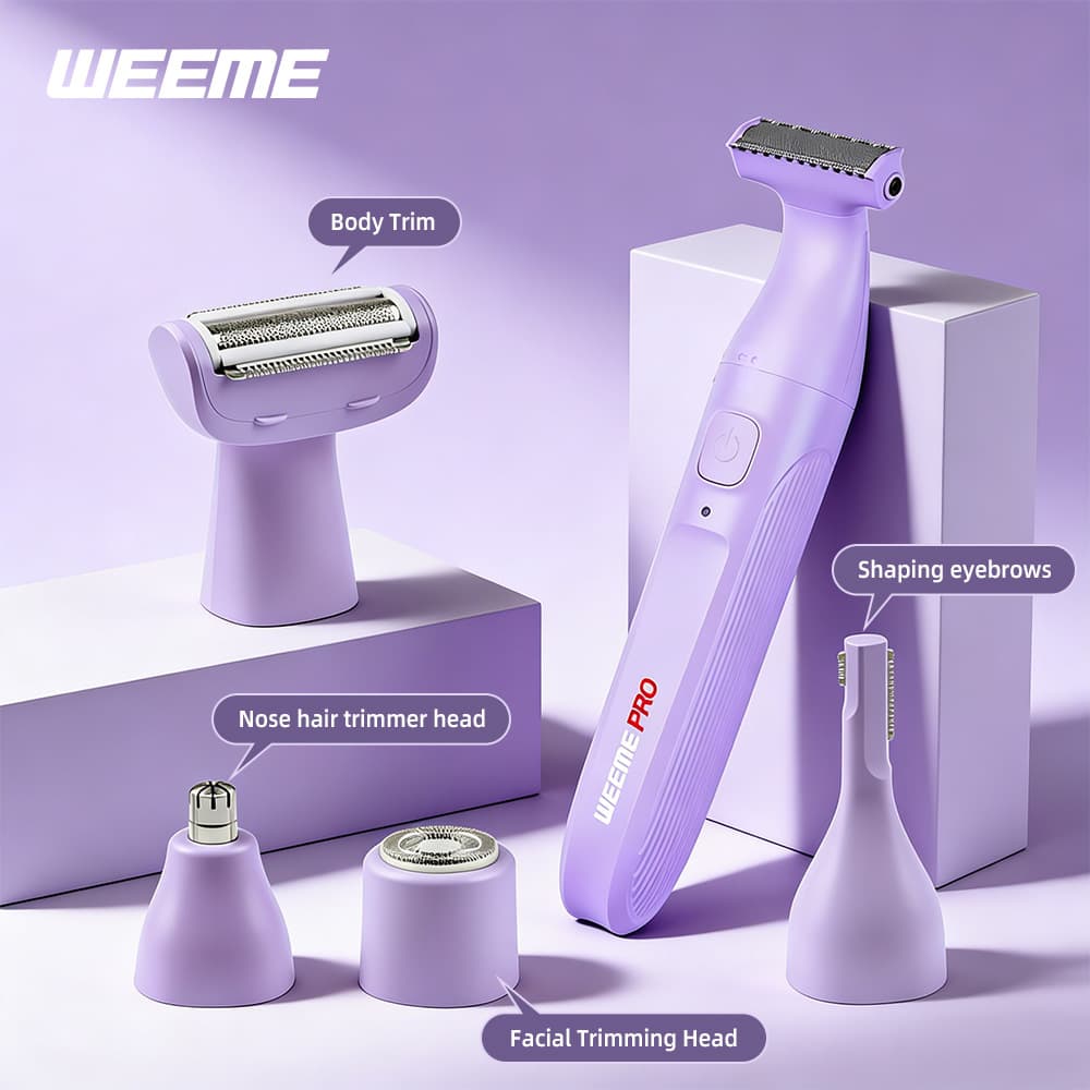 Cross-Border Portable All-In-One Electric Nose Hair Trimmer, Portable Shaver, Rechargeable Model, Direct Wholesale from the Source
