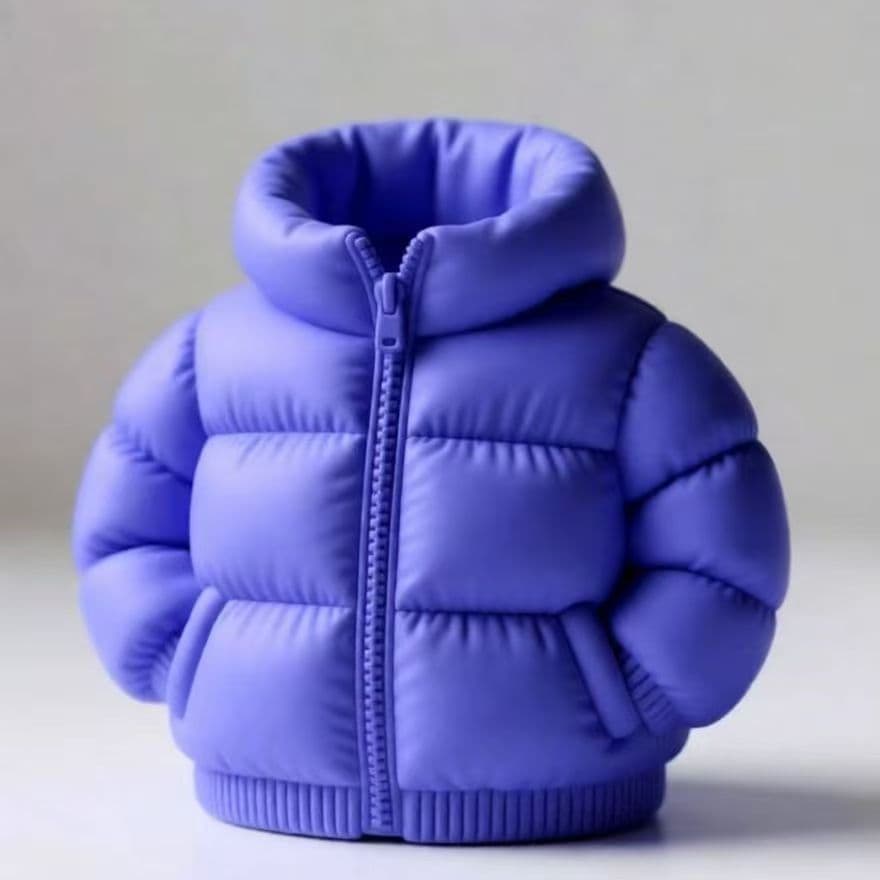 3D printed down jacket pen holder novel abstract desktop pen holder ornaments student stationery classroom gift decoration