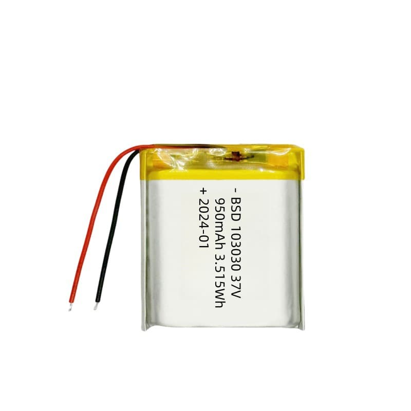 Manufacturer 103030 Polymer Lithium Battery 950mAh for Breast Pump Beauty Device Smart Robot Lithium Battery 3.7V