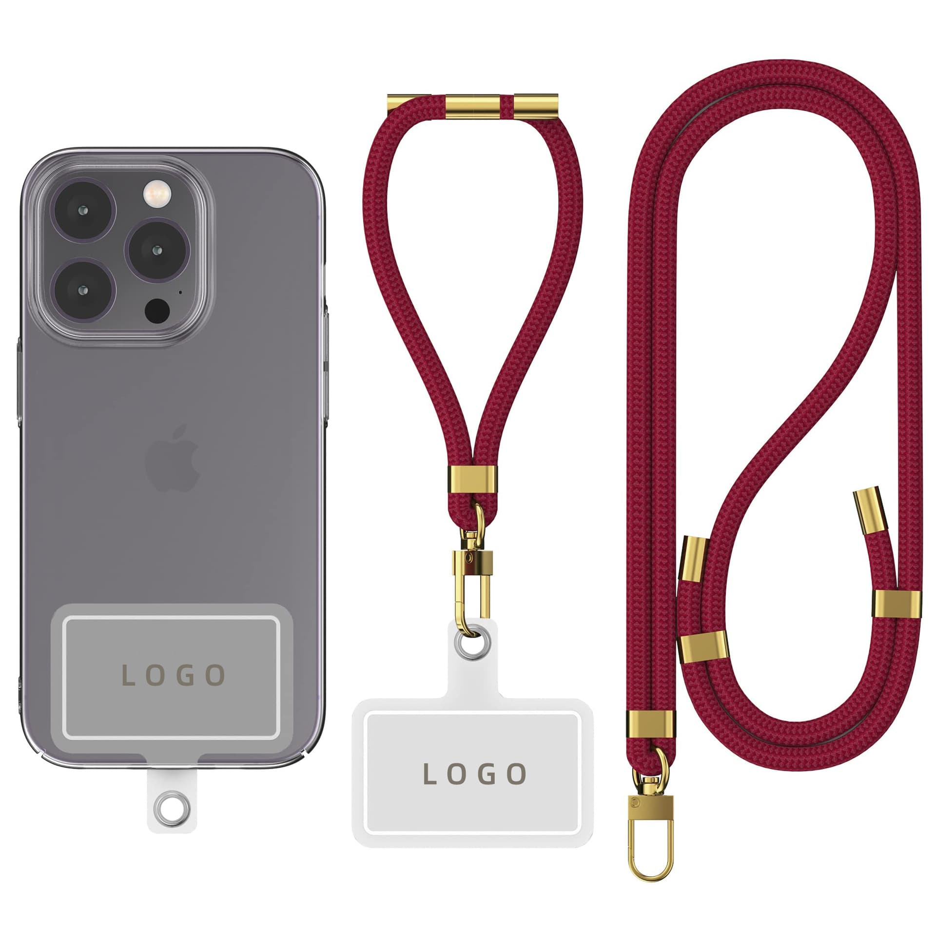 Universal Phone Lanyard Patch Adapter, Suitable for Crossbody Neck Strap, Camera, Earphone Lanyard Shoulder Strap