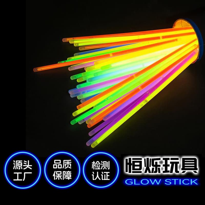 4.5mm Glow Stick Bracelets, 100 pcs, Douyin Manufacturer Wholesale, Outdoor Luminous Disposable Toy Light-up Wristbands
