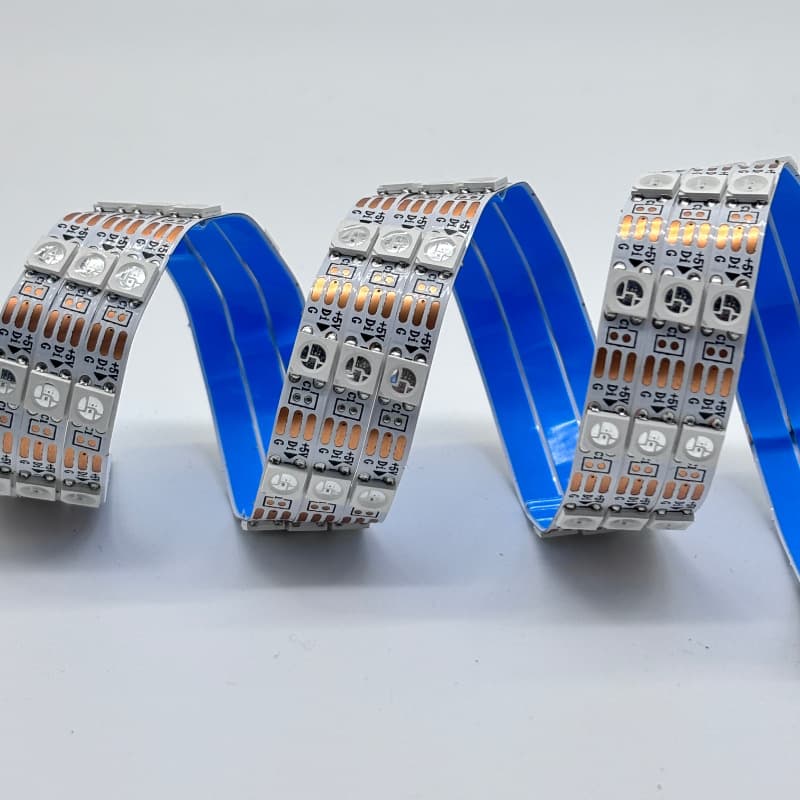 5V RGB LED Strip for Electric Vehicle, USB RGB LED Strip for Gaming Desk and Chair, 5.5mm RGB