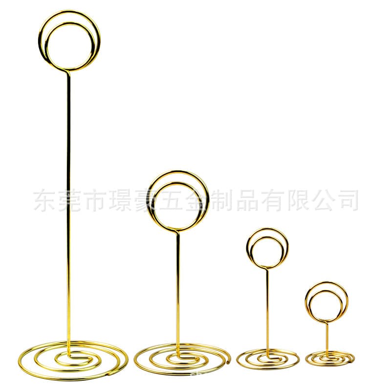 50/85/120/220mm peacock round heart-shaped business card holder and note clip, desktop card message holder, cross-border ready stock