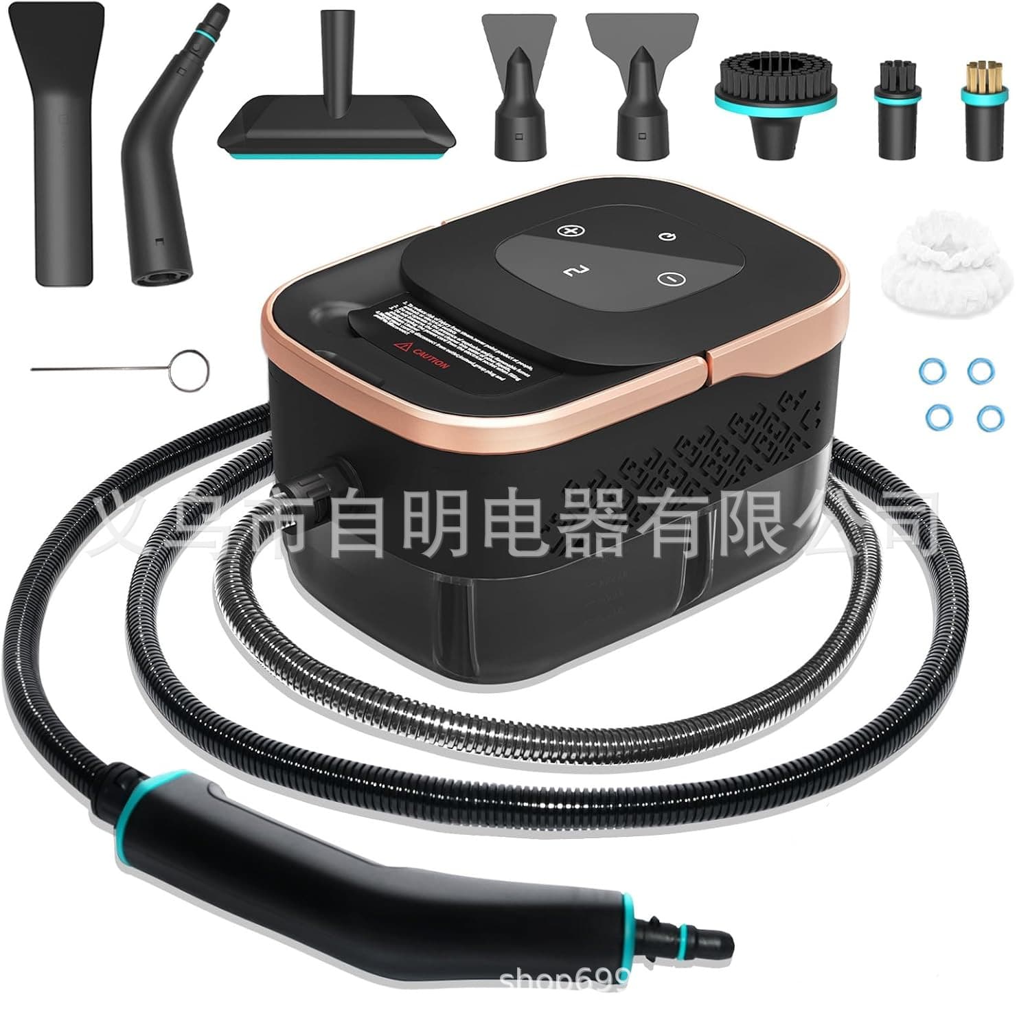 1.25L digital display high temperature and high pressure steam cleaning machine household 2500W multifunctional steam cleaning machine foreign trade cross-border