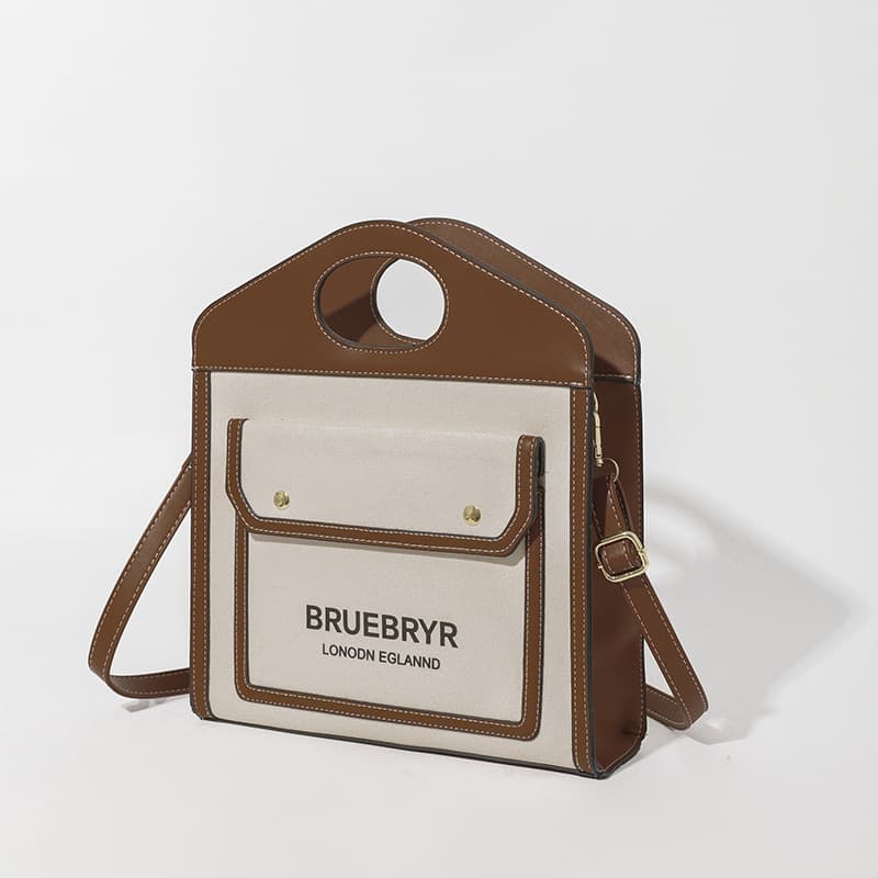 Cross-border new women's bag crossbody bag women's canvas simple trendy fashion personality commuting large capacity tote bag