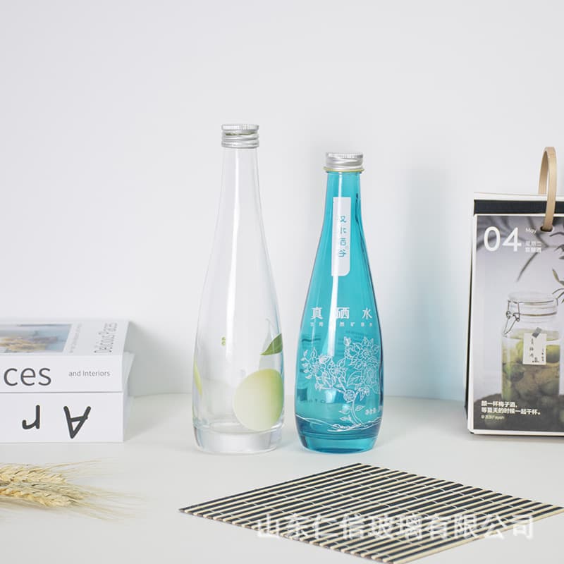 Cross-border Mineral Water Glass Bottle Fruit Wine Brewing Bottle Homemade Bayberry Wine Wine Ice Wine Bottle Fruit Wine Transparent Bottle