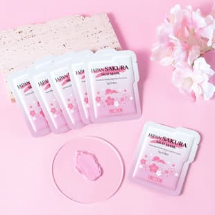 New LAIKOU Sakura Mud Mask Sheet Single Pack 5g, Pore Cleansing Moisturizing Cross-border Manufacturer Stock