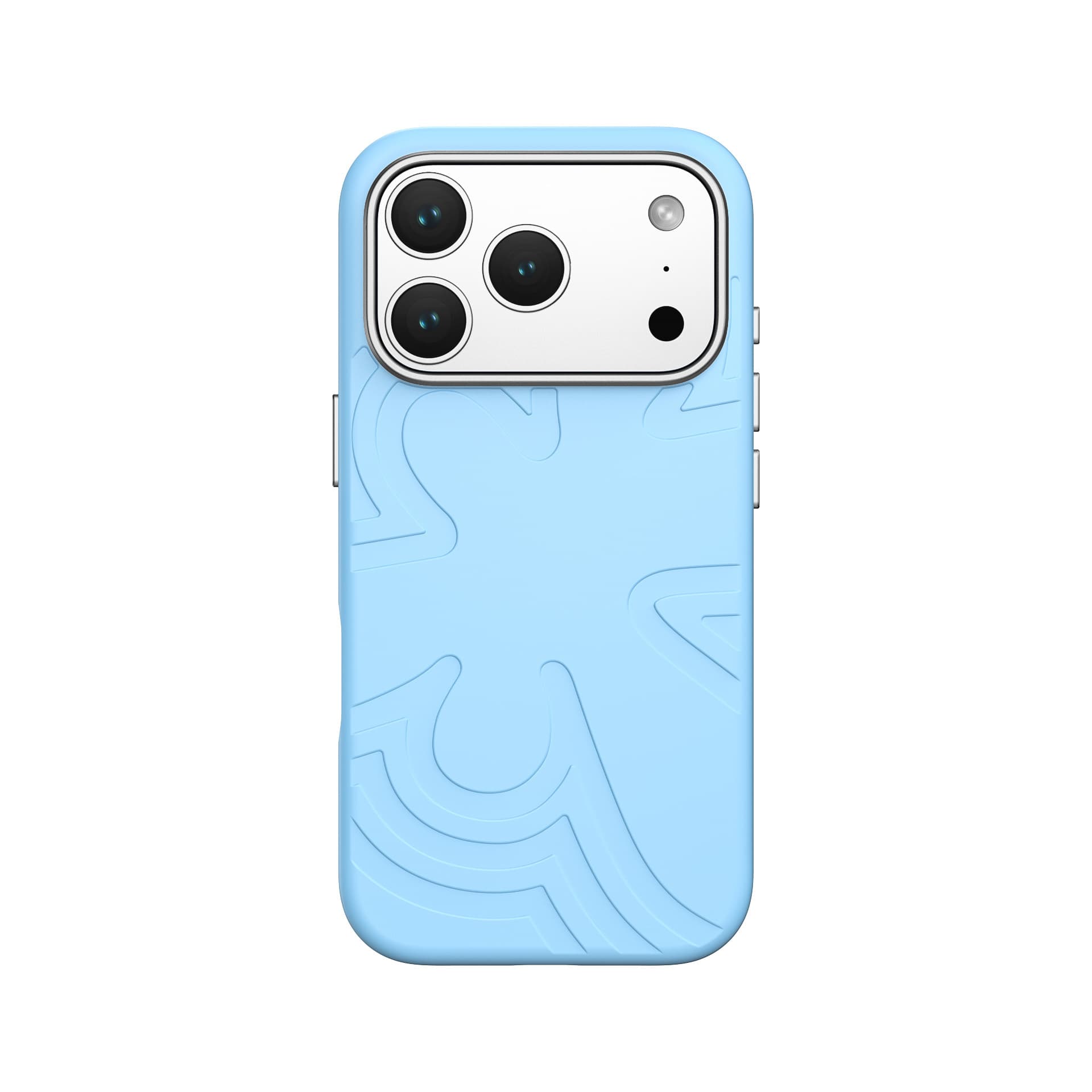 New Style Compatible with iPhone 17 Pro Max Phone Case Floral Wave Magnetic Liquid Silicone Protective Cover for Apple 16