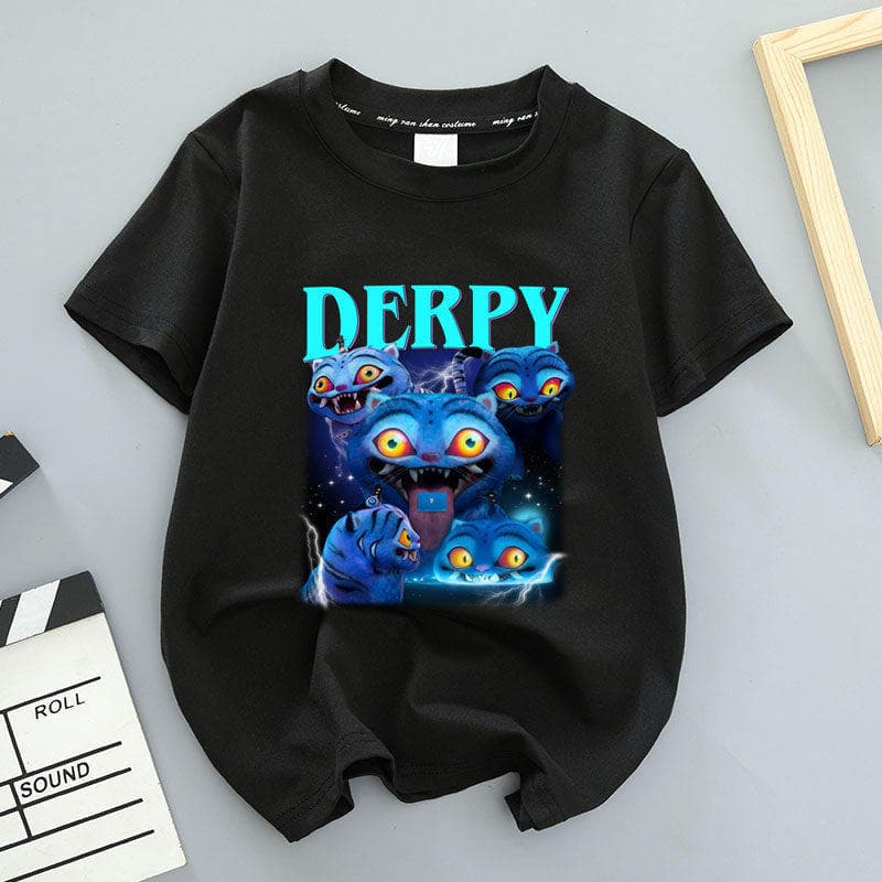Kpop Demon Hunter Girl Group Sajaboy Demon Boy Group Qin Yu Abby Merchandise Printed T-Shirt Short Sleeve for Men, Women, and Children