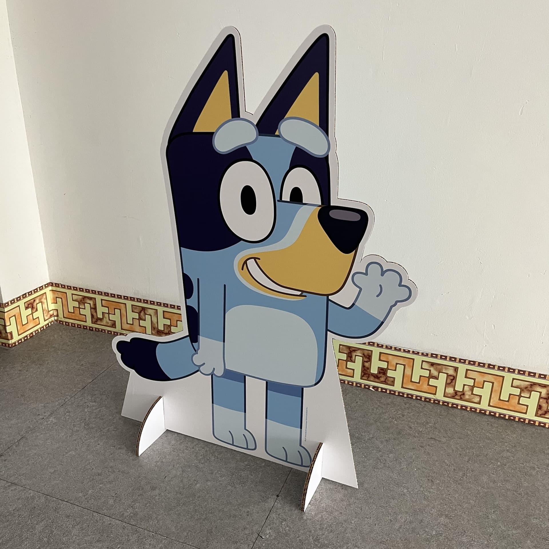 Corrugated PVC cartoon advertising boards and display stands; design and printing of exhibition paper event standees