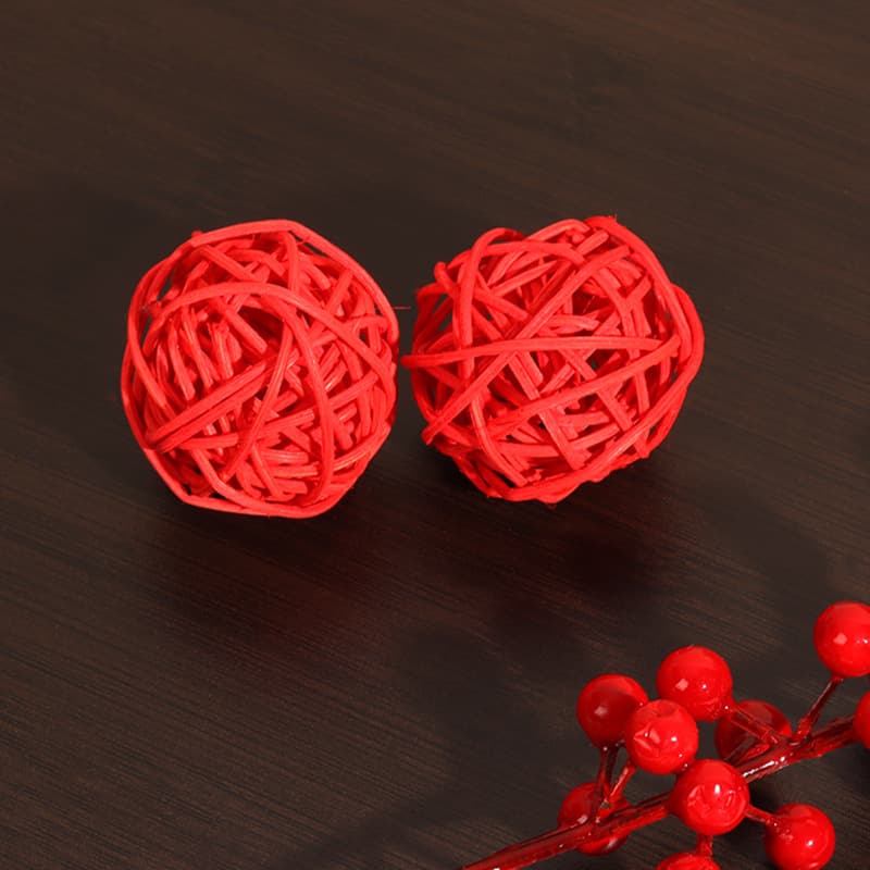 Zhuazhou Cuju rattan balls for kindergarten decoration, plant-woven decorative balls, wholesale Cuju props.