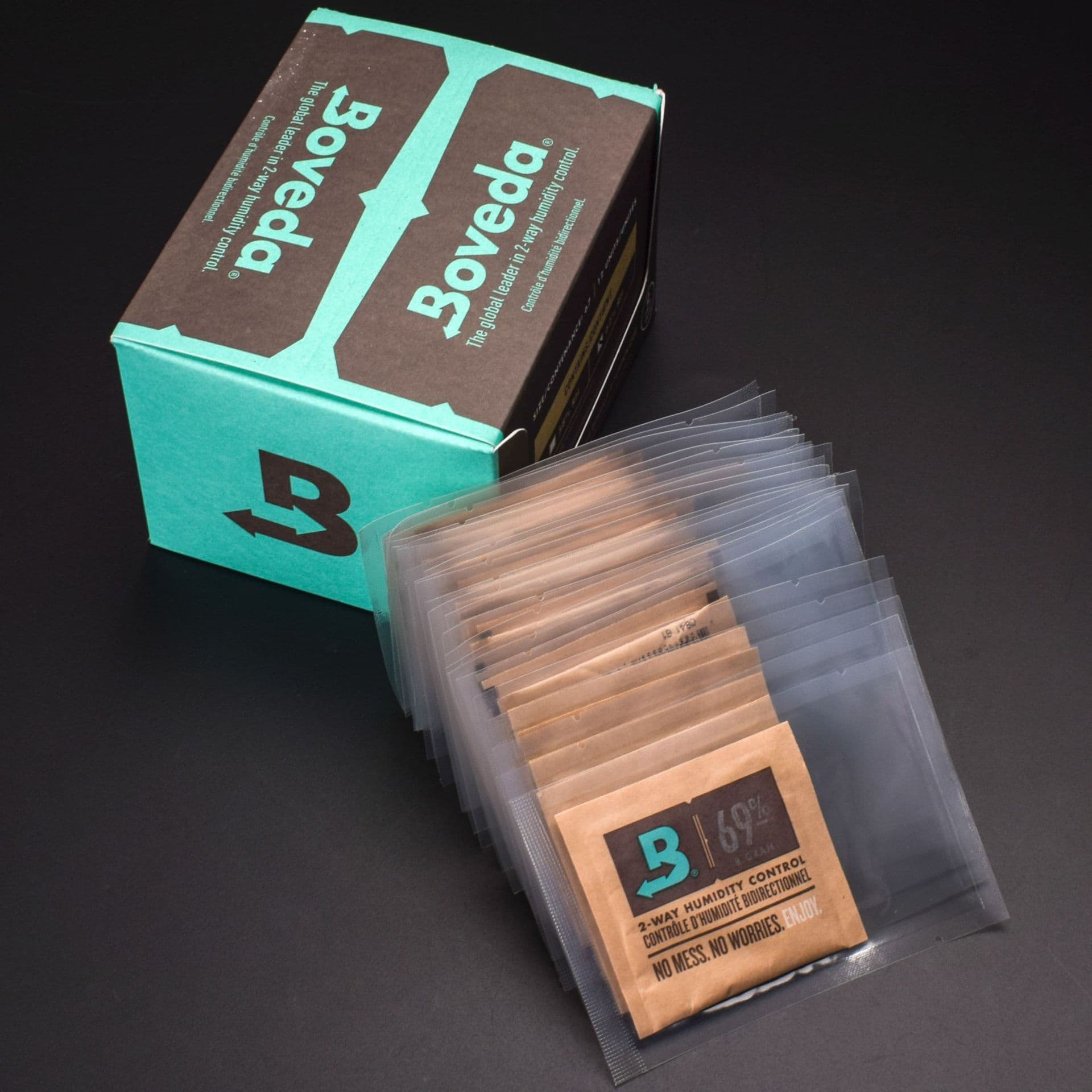 Original Imported Boveda Cigar Humidor Bag 72%, 62%, 65%, 69% Tobacco 8g Humidor Pack