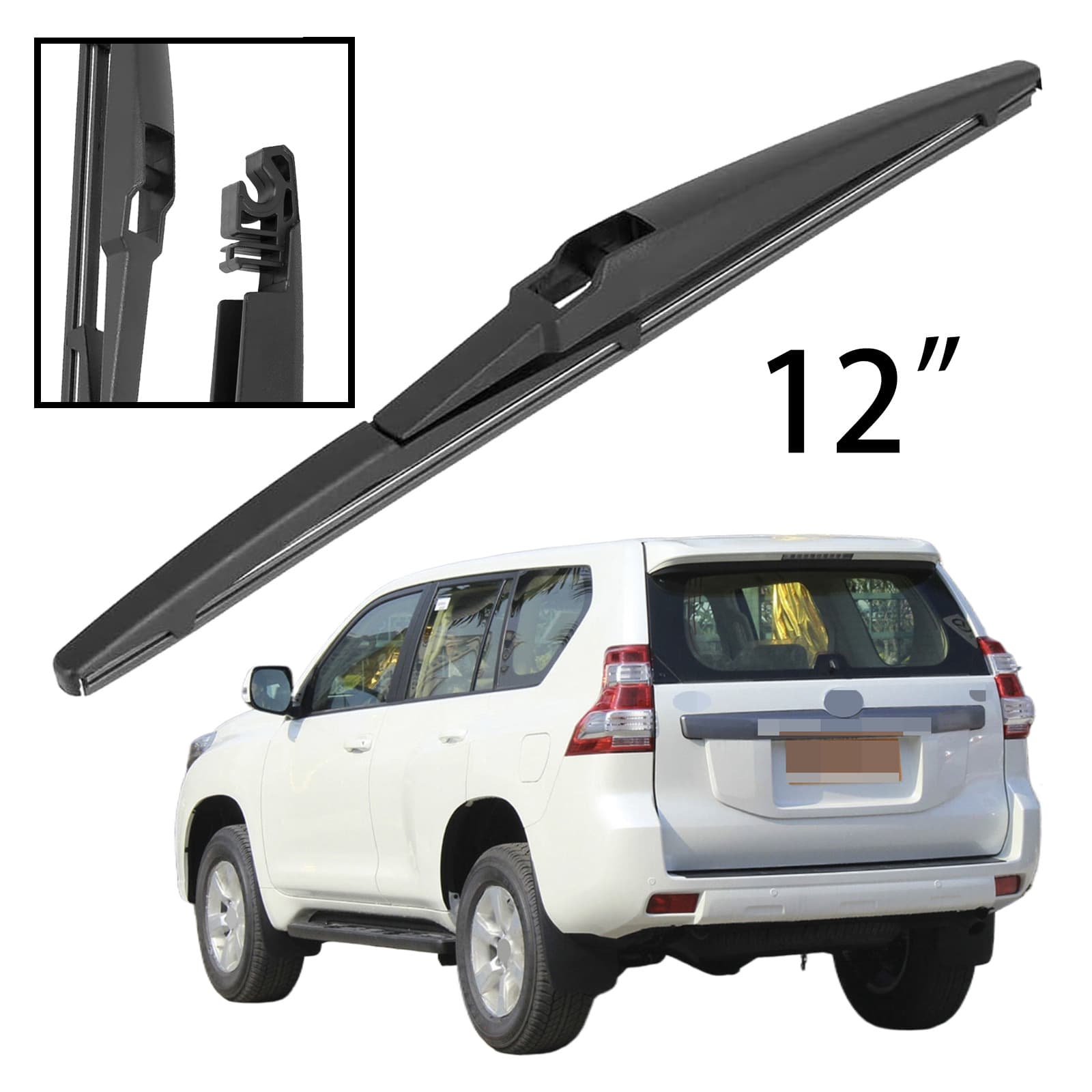 12" Rear Windshield Wiper Blade for Toyota Prado J150 2009-2020 Car