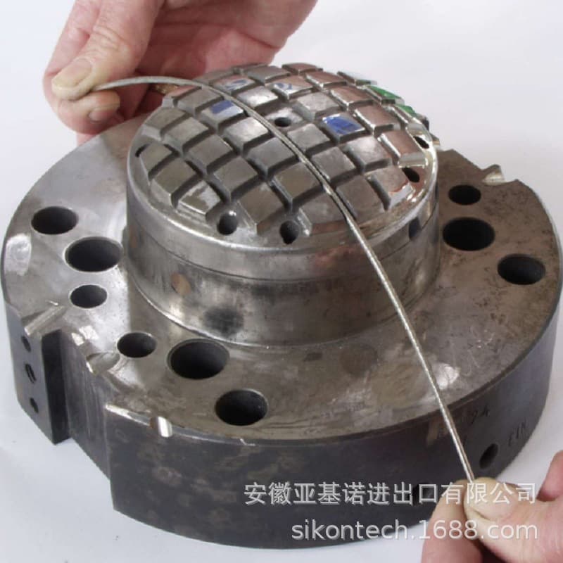 German Imported Electroplated Diamond Spring Steel Wire for Cutting Contour Parts Hard Material Processing Holes and Slots
