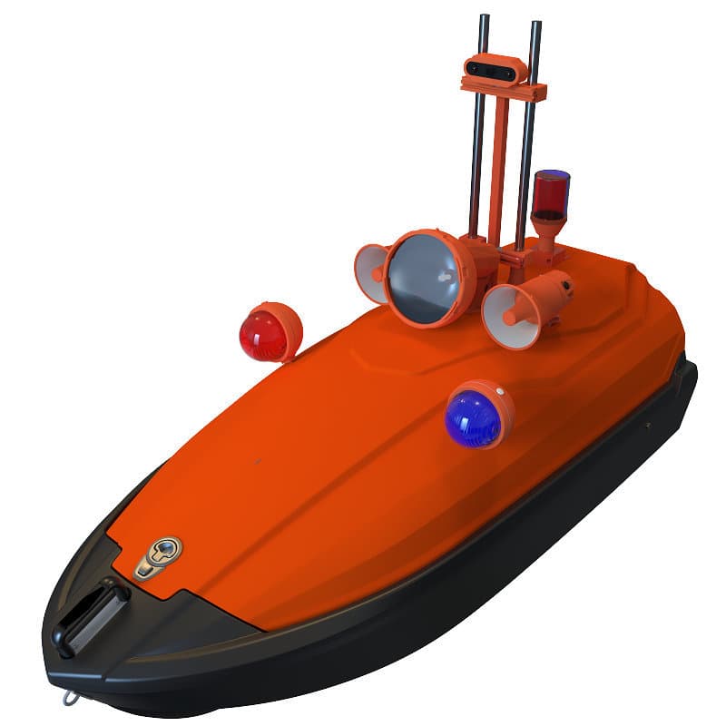 Spot remote-controlled water rescue unmanned vessel, waterway monitoring, river depth surveying, autonomous patrol rescue boat