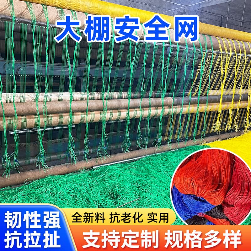 Support Customized Greenhouse Safety Net Anti-Fall Net High-Altitude Bridge Operation Protection Net Greenhouse Net Color Safety Net