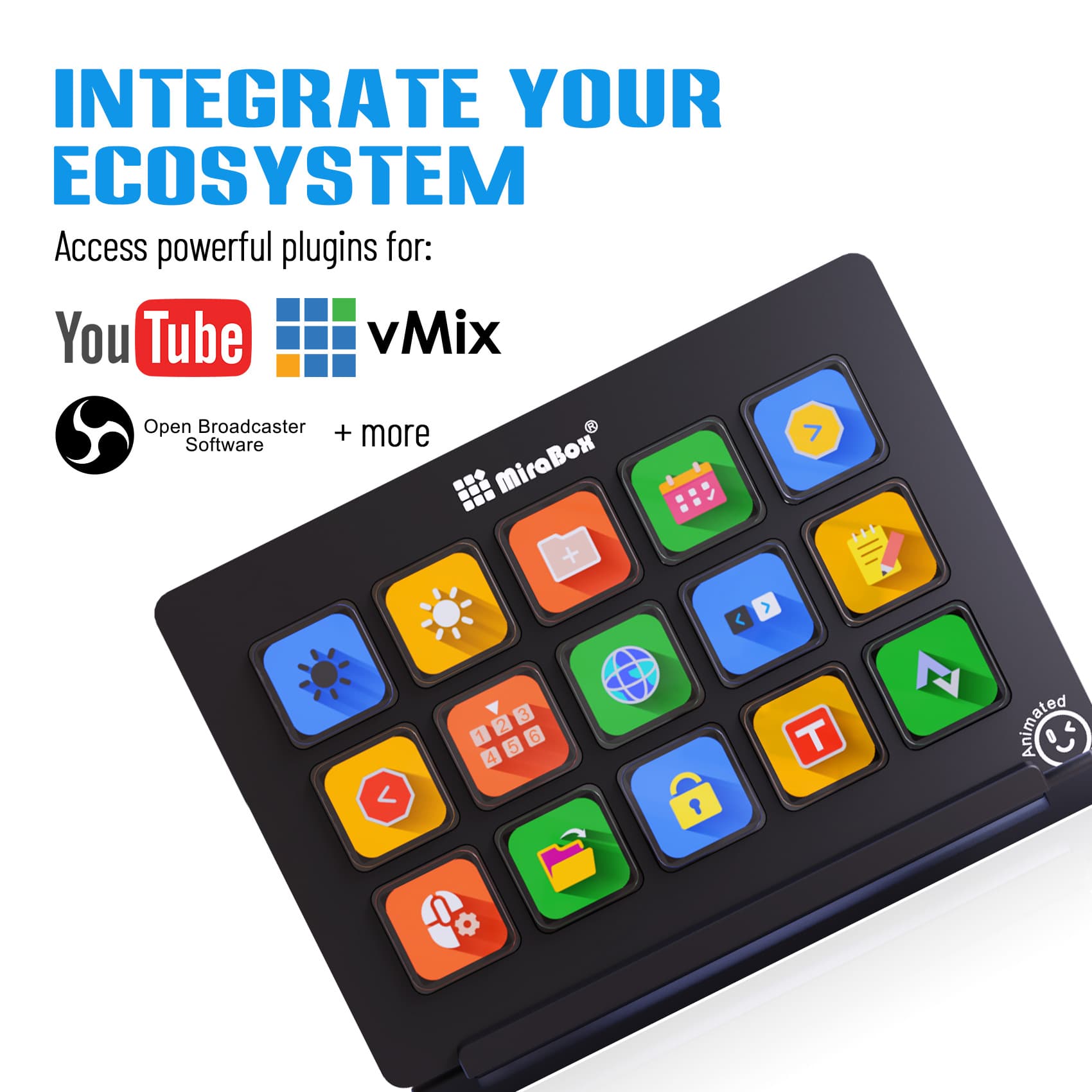 Miaolianbao 293 Classic Visual Console Custom Keyboard Live Streaming Director Desktop Setup Essential