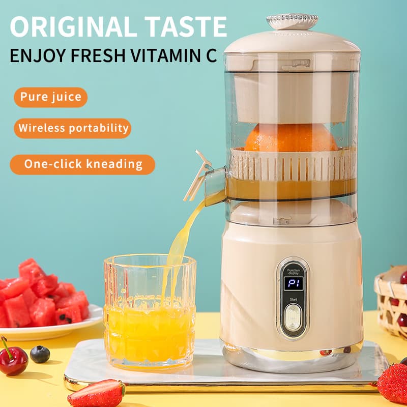 Cross-border 25 Orange Juicer with Pulp Separation, Portable Multifunctional Electric Juice Extractor, Small Orange Juice Maker