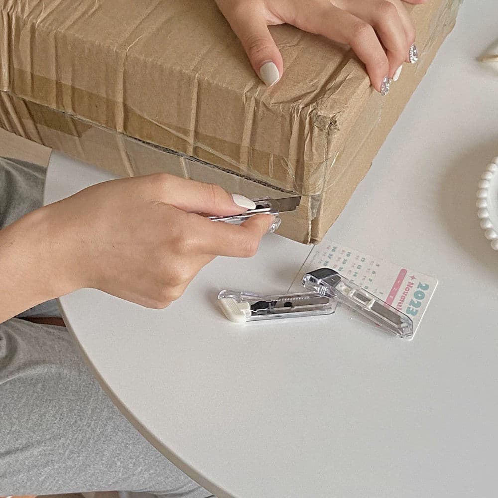 Student Office Paper Cutter Handmade Mini Portable Utility Knife Cute Cartoon Unpacking Knife Envelope Opener