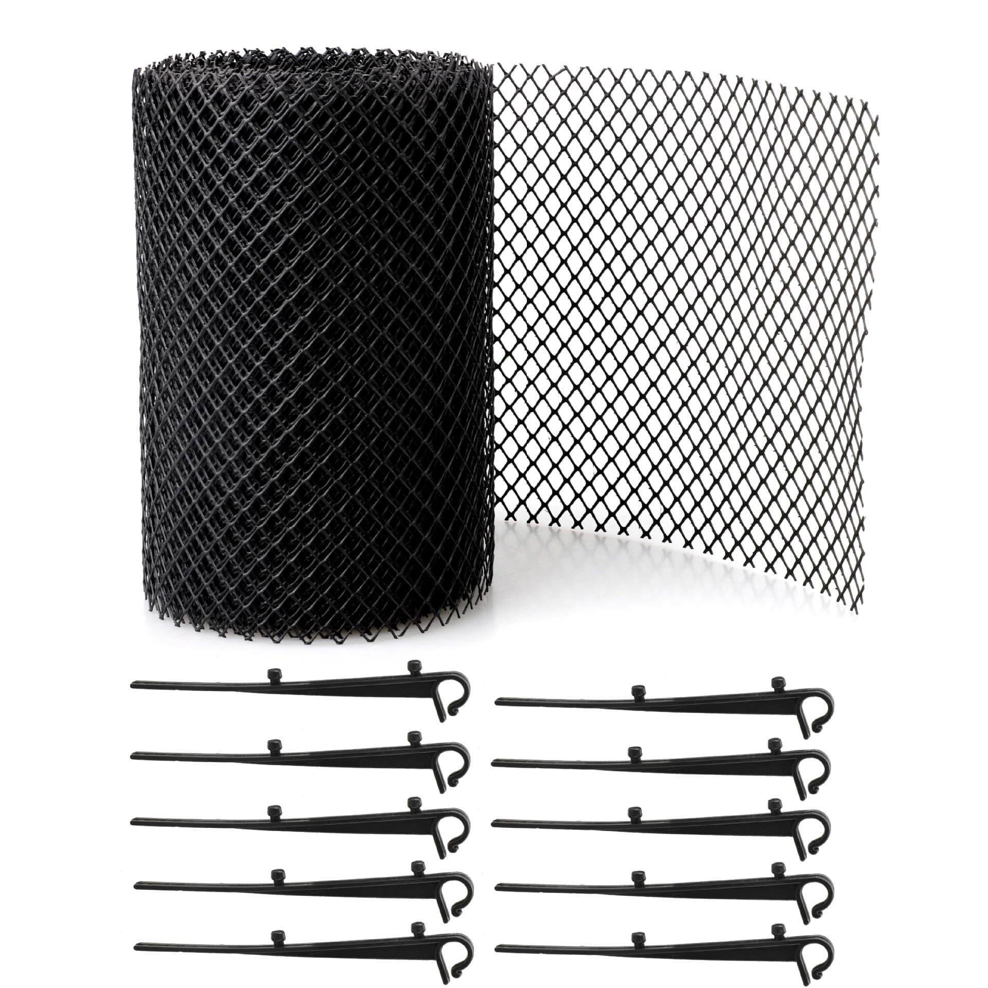 Factory Direct Roof Plastic Protection Net Eaves Leaf Guard Gutter Leaf Guard Anti-Clogging Gardening