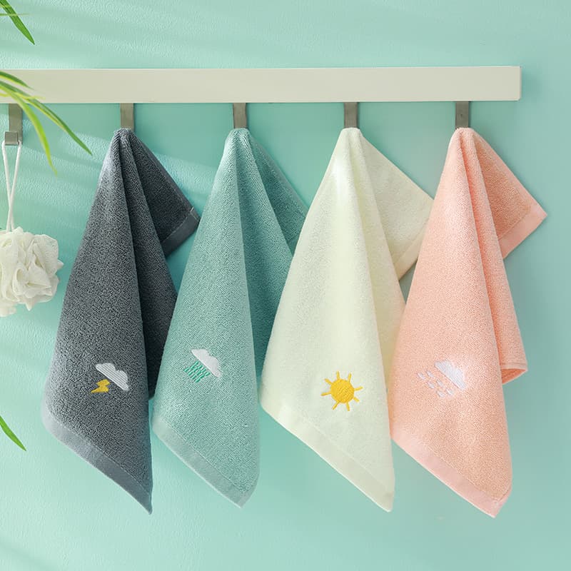 Baby Towel 100% Cotton Class A Absorbent Cartoon Kindergarten Children Kids Face Towel Custom Wholesale