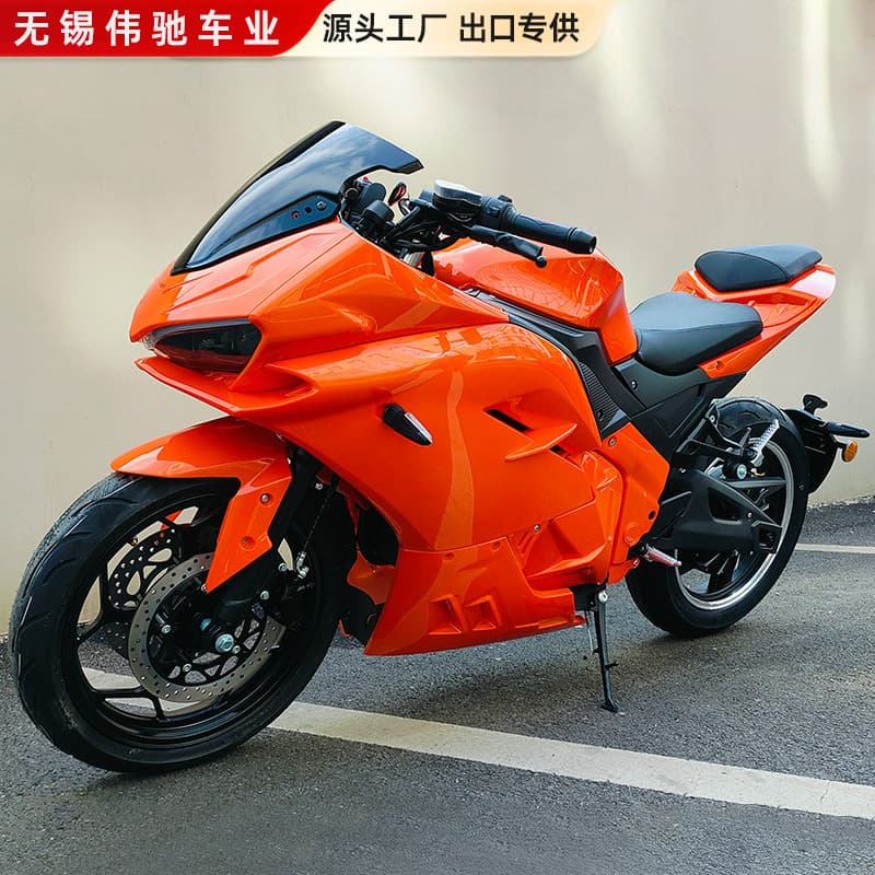 Jiaolong Electric Motorcycle Sports Bike High Power Adult Racing Small Ninja R3 High Speed Electric Motorcycle Factory Wholesale